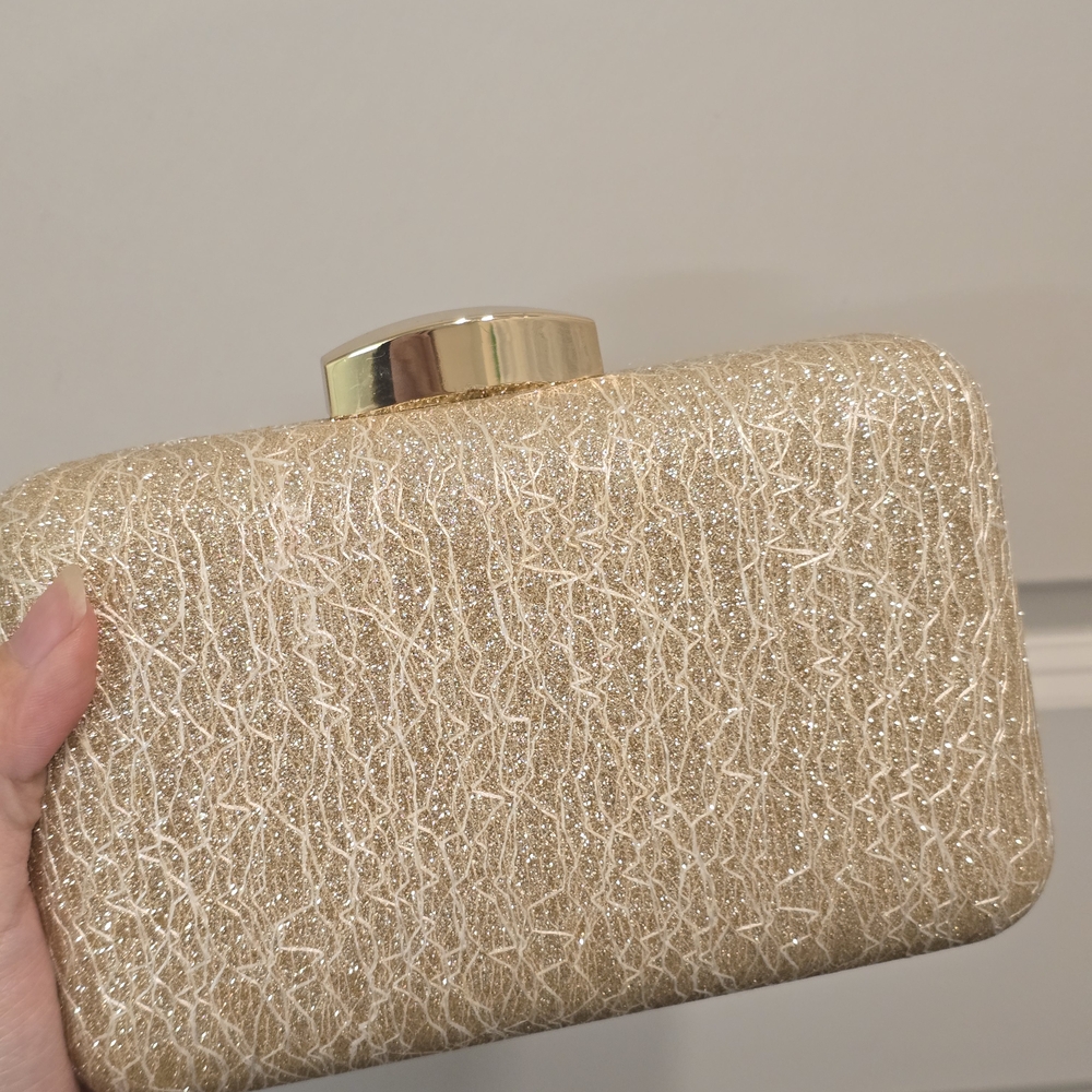 Elegant Gold Clutch Bag